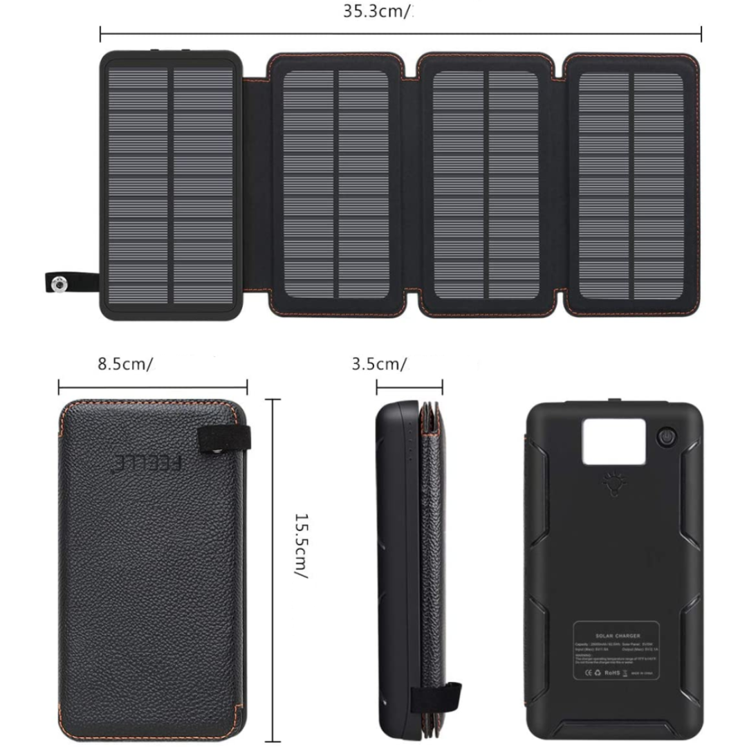 Power bank solar 20000mah