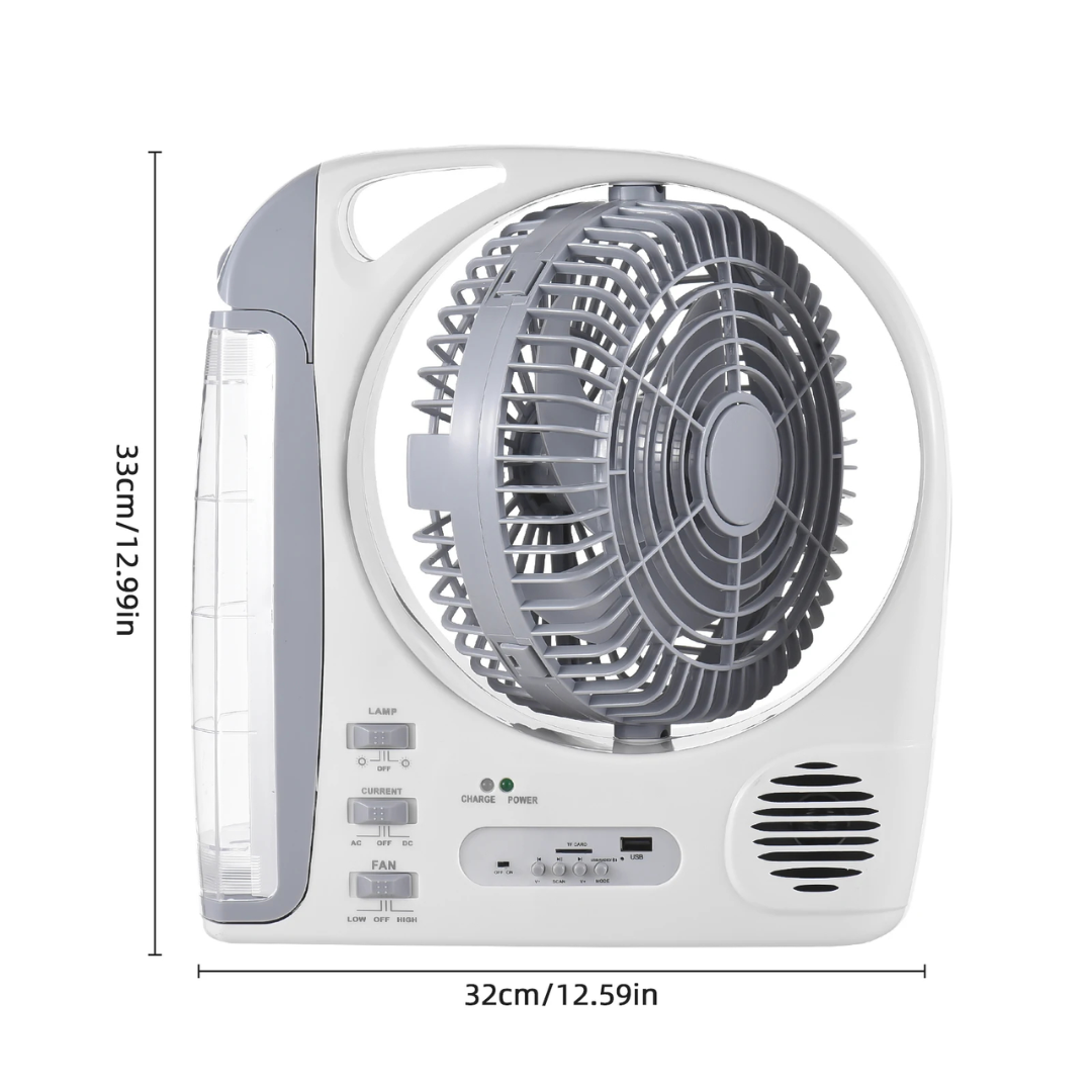 VENTILADOR RECARGABLEGD-8028